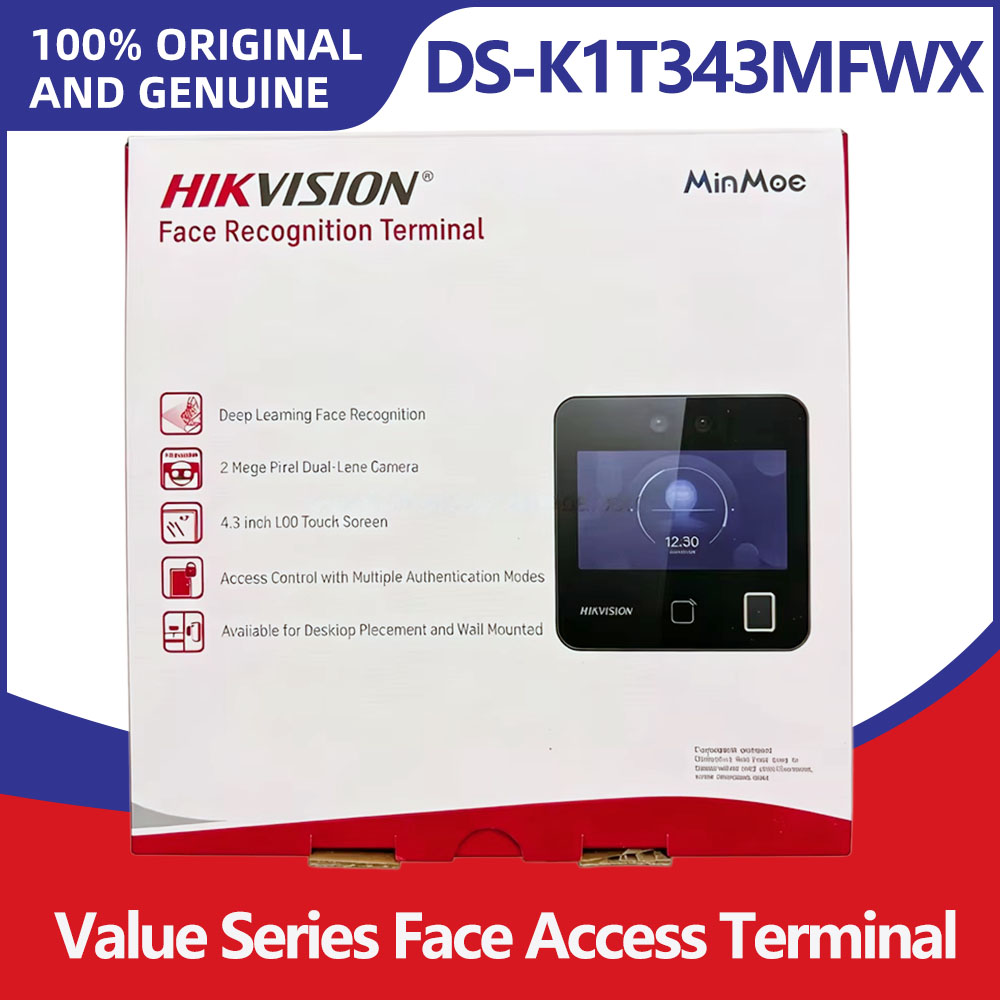 Smart Home Hikvision - Hikvision DS-K1T343MFWX 얼굴 인식 액세스 터미널