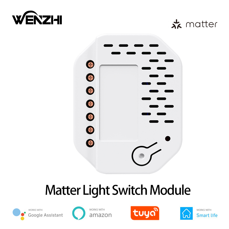 Smart Home Automation - 매터 라이트 스위치 모듈 2갱 릴레이