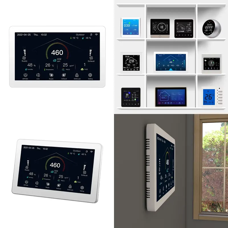 Smart Home System - HRV ERV MVHR HVAC 시스템 컨트롤러,