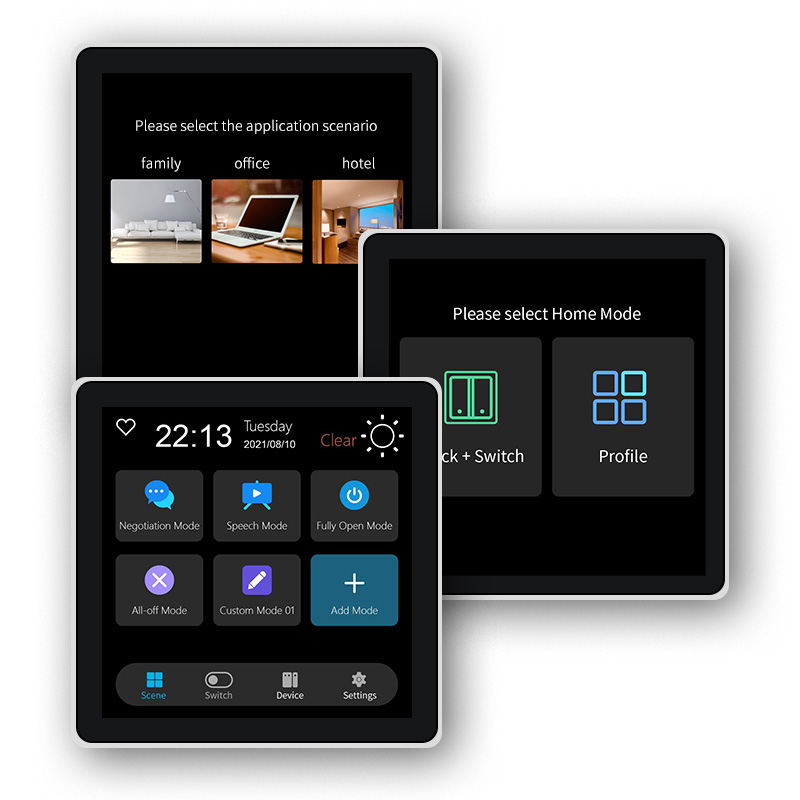 Smart Home Zigbee - FUERS 4 인치 터치 스크린 다기능