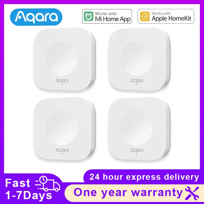 Aqara 스마트 홈 센서 무선 미니 스위치 지그비 단 - Smart Home Os 리뷰 및 가격