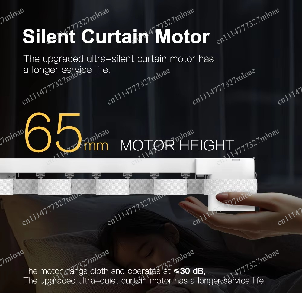 완전히 숨겨진 트랙 및 모터 접이식 전동 커튼 레일 - Curtain Motor 리뷰 및 가격