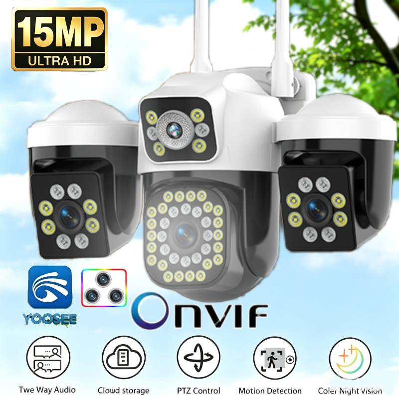 유시 홈 15MP IP 카메라 실외 트리플 렌즈 트리플 - Smart Home Kamera Outdoor 리뷰 및 가격