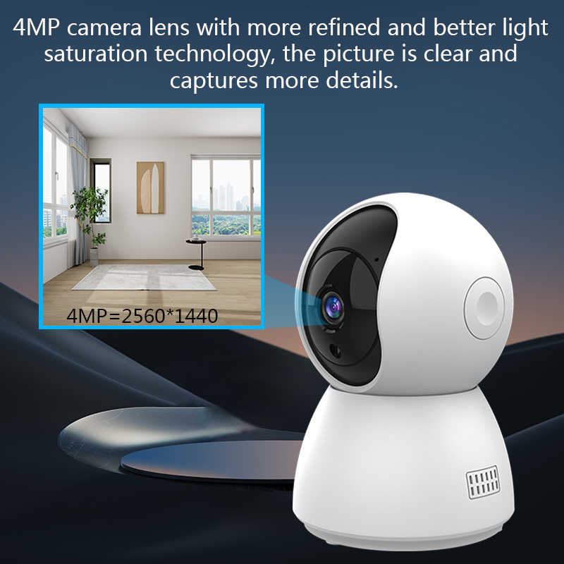 HD 4MP Tuya 스마트 미니 WiFi IP 카메라 - Smart Home Os 리뷰 및 가격