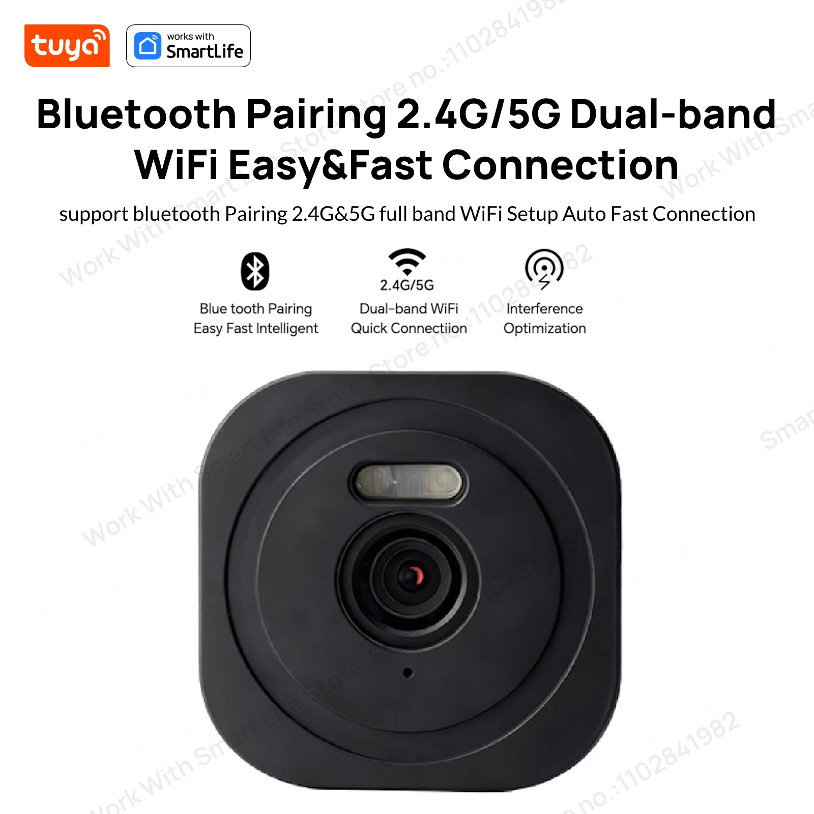 3MP 2K 투야 창문 카메라, 2.4GHz 및 5GH - Smart Home Os 리뷰 및 가격