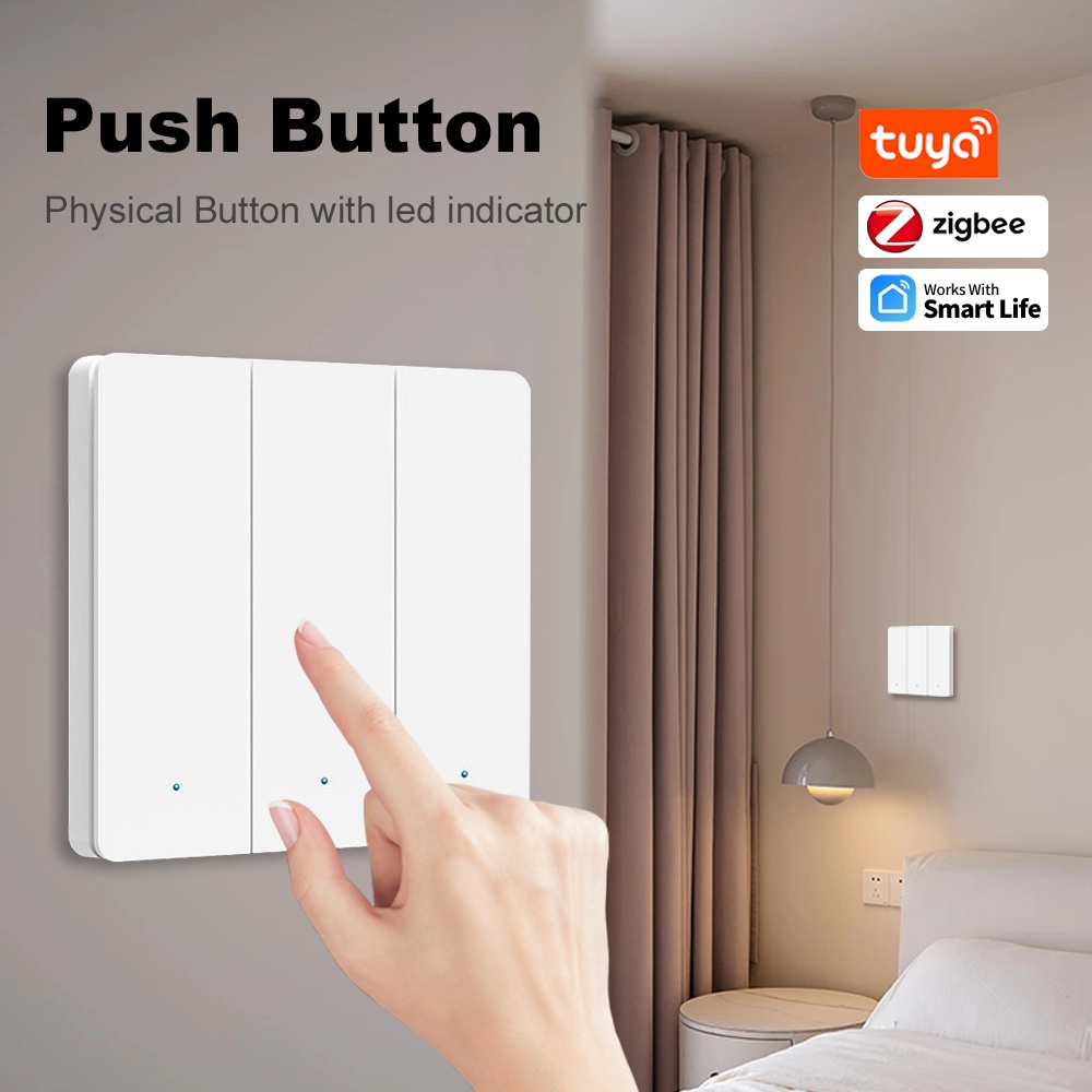 스마트 라이프 지그비 푸시 버튼 스위치 1 2 3 갱  - Smart Home Zigbee 리뷰 및 가격