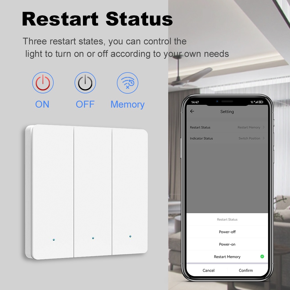 스마트 라이프 지그비 푸시 버튼 스위치 1 2 3 갱  - Smart Home Zigbee 리뷰 및 가격