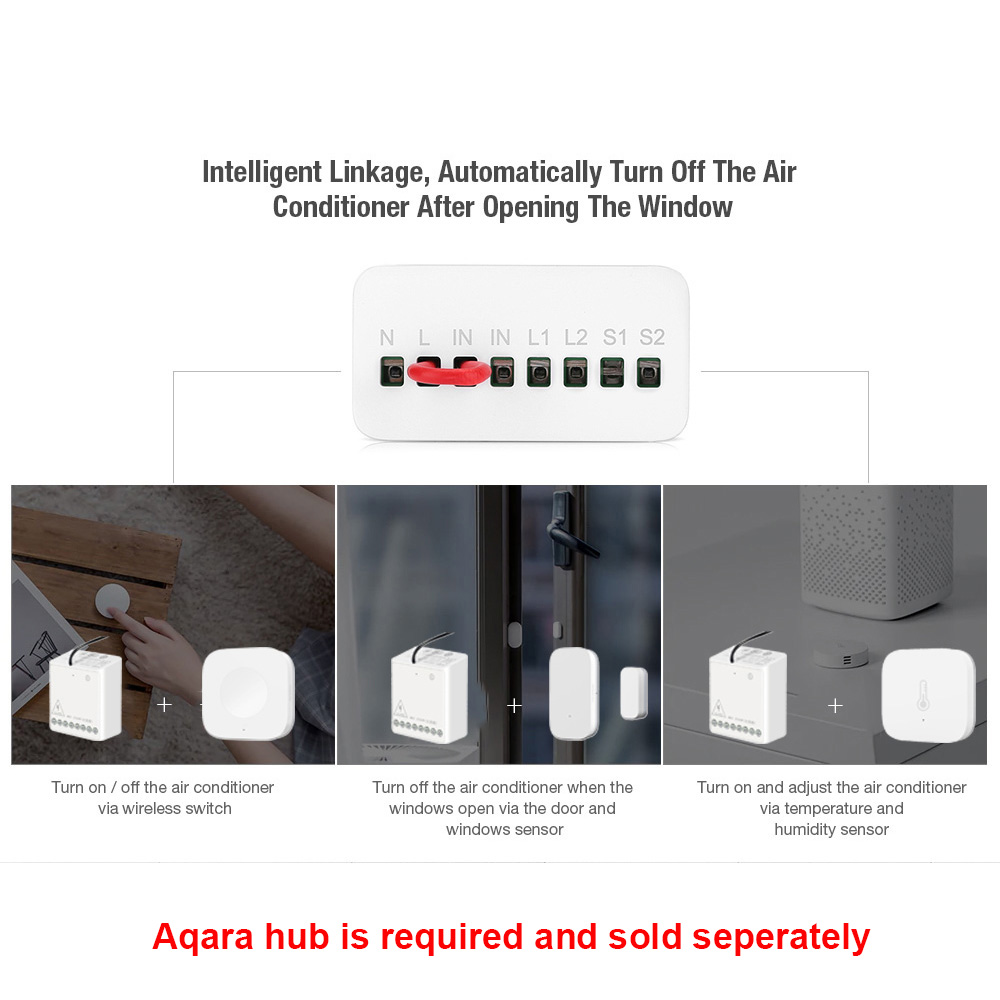 Aqara 양방향 제어 모듈 릴레이 스위치 컨트롤러 Z - Smart Home Os 리뷰 및 가격