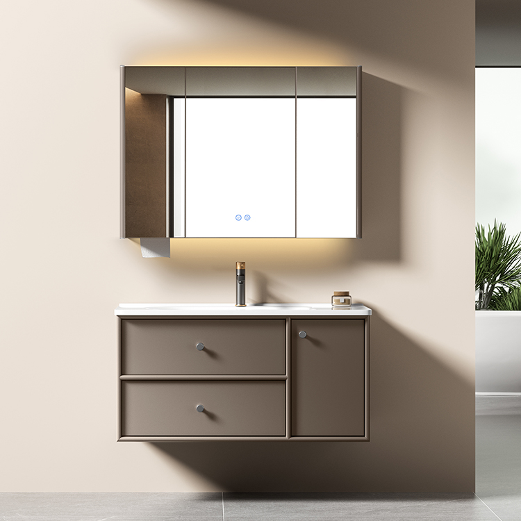 욕실 캐비닛, 합리적인 가격의 고급스러운 브라운톤 모던 - Smart Home Interior 리뷰 및 가격
