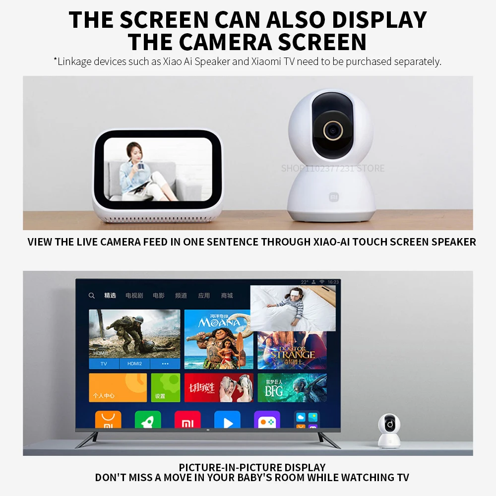 샤오미 360 °   스마트 홈 보안 카메라 Mi PT - Smart Home Os 리뷰 및 가격