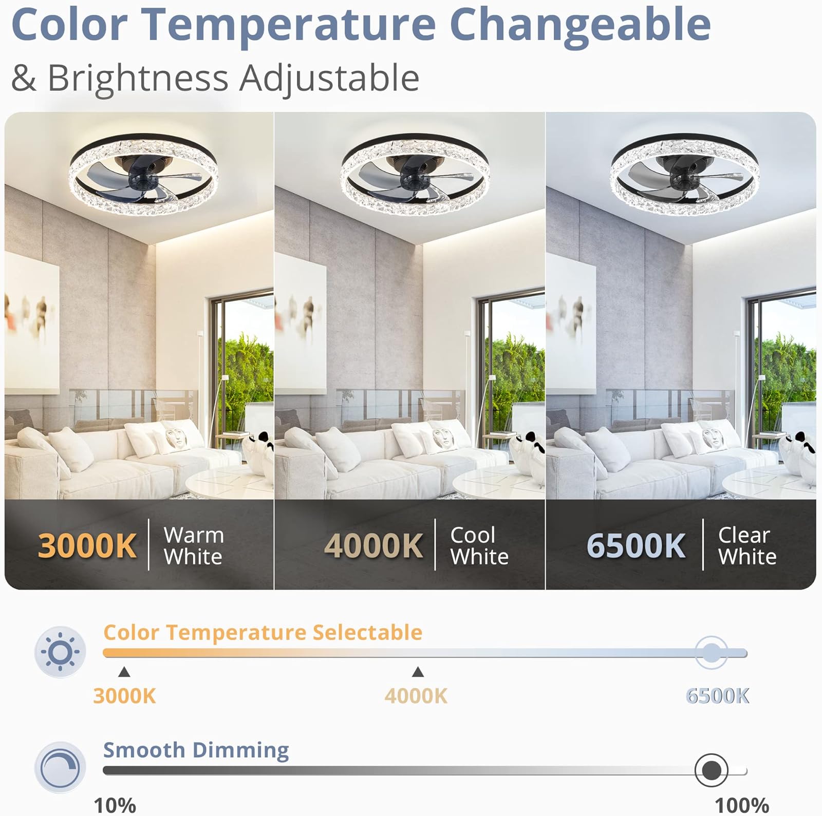 모던 LED 천장 선풍기 Lmap 리모컨 스마트 선풍기 - Smart Home Interior 리뷰 및 가격