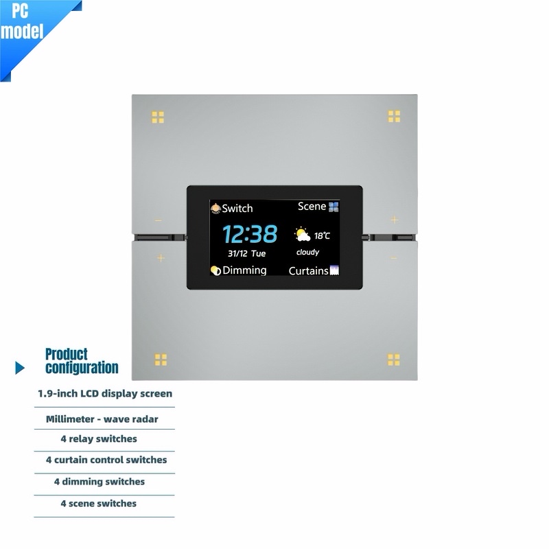 PC 모델 M9Pro Tuya Zigbee 스마트 스위 - Smart Home Automation 리뷰 및 가격
