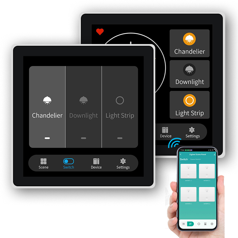 FUERS 4 인치 터치 스크린 다기능 스마트 벽 스위 - Smart Home Zigbee 리뷰 및 가격