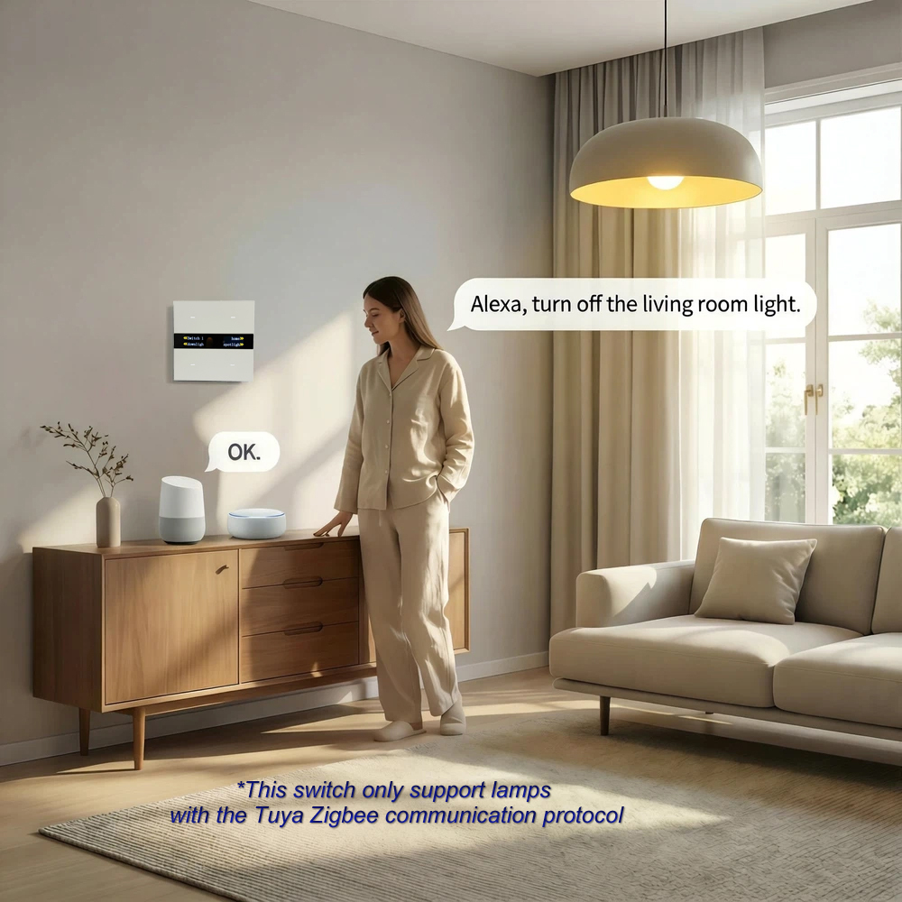 M8 Pro 지그비 스마트 스위치 패널 4구 투야 지능 - Smart Home Zigbee 리뷰 및 가격